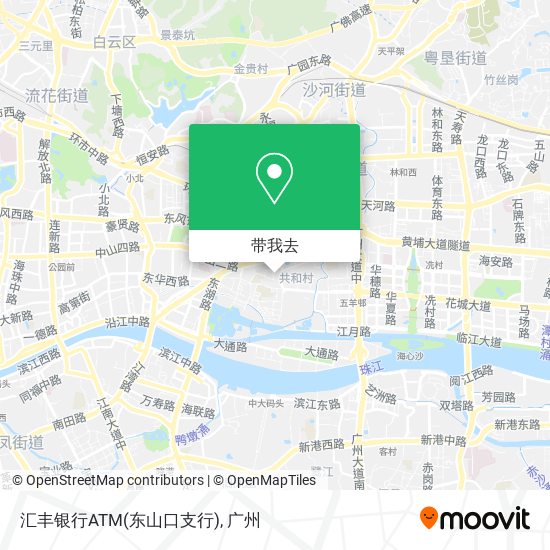 汇丰银行ATM(东山口支行)地图