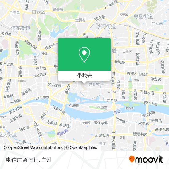 电信广场-南门地图
