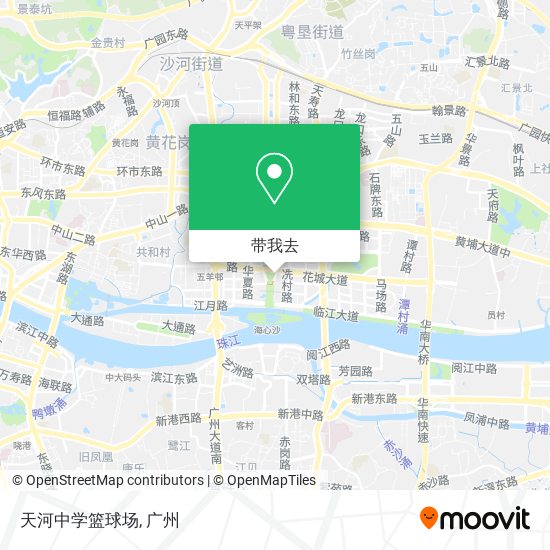 天河中学篮球场地图