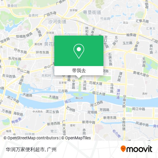 华润万家便利超市地图