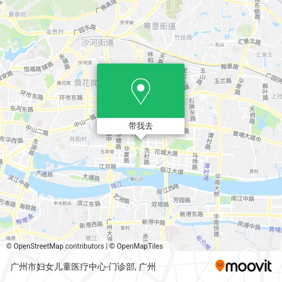 广州市妇女儿童医疗中心-门诊部地图