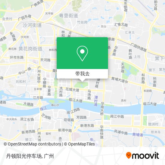 丹顿阳光停车场地图