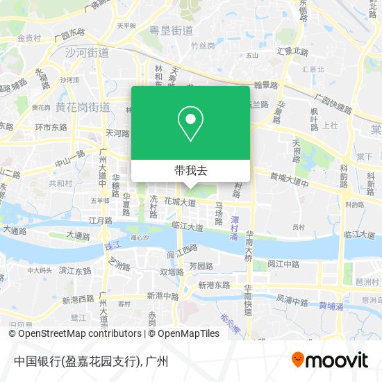 中国银行(盈嘉花园支行)地图