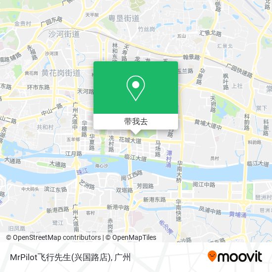 MrPilot飞行先生(兴国路店)地图