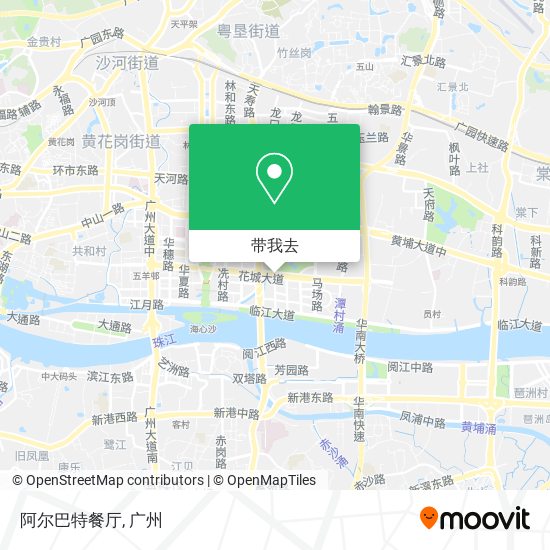阿尔巴特餐厅地图