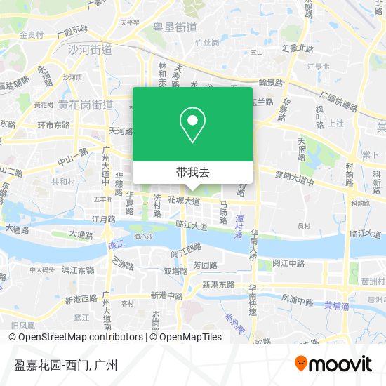 盈嘉花园-西门地图