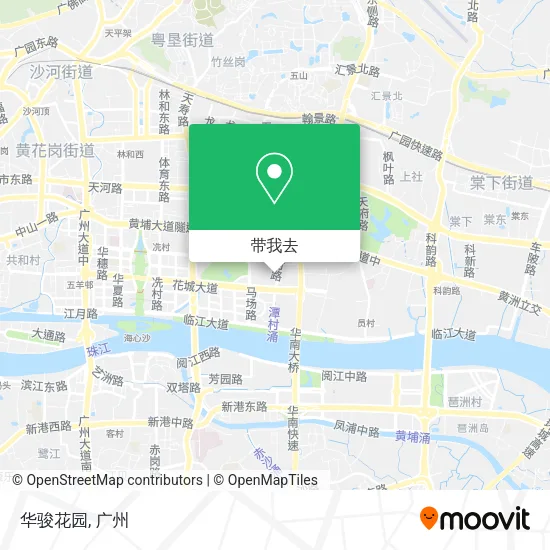 华骏花园地图