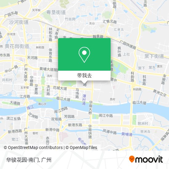 华骏花园-南门地图