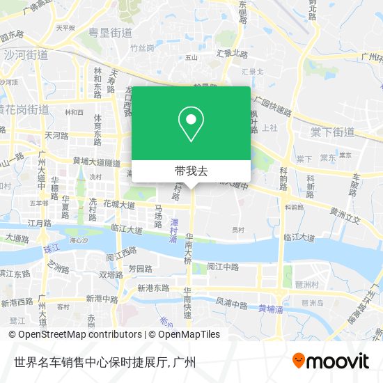 世界名车销售中心保时捷展厅地图