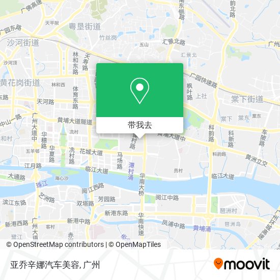 亚乔辛娜汽车美容地图