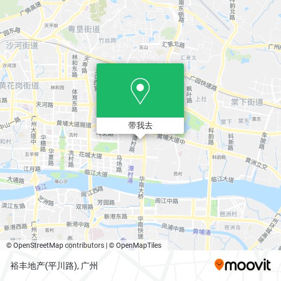 裕丰地产(平川路)地图