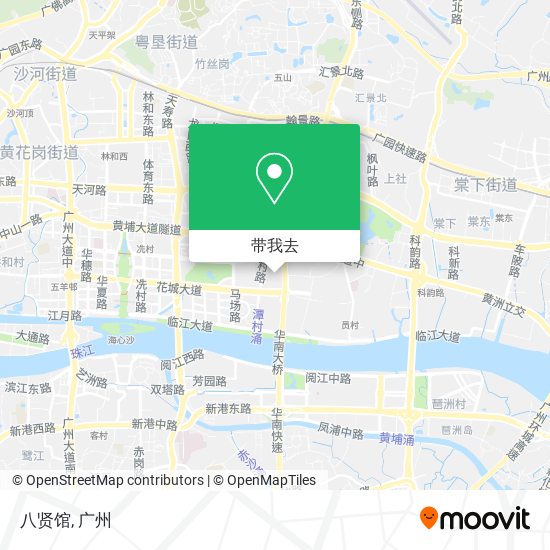 八贤馆地图