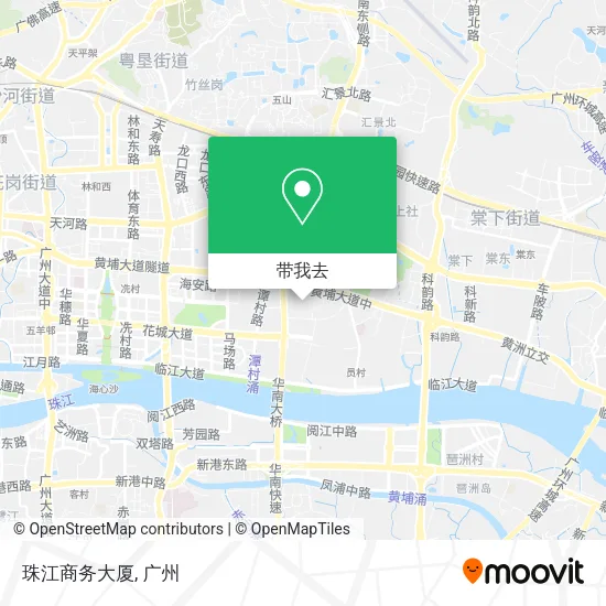 珠江商务大厦地图