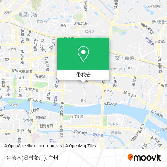 肯德基(员村餐厅)地图