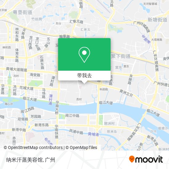 纳米汗蒸美容馆地图