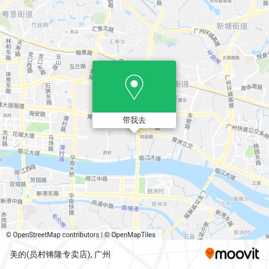 美的(员村锵隆专卖店)地图