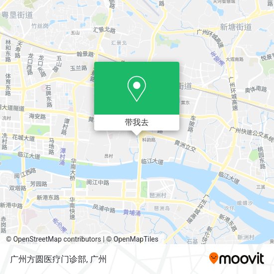 广州方圆医疗门诊部地图