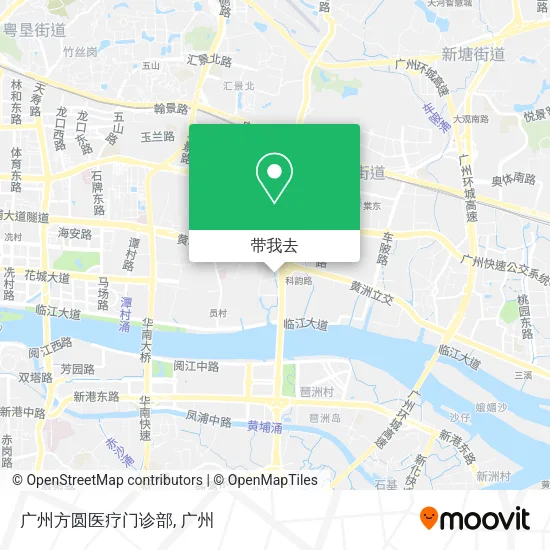 广州方圆医疗门诊部地图
