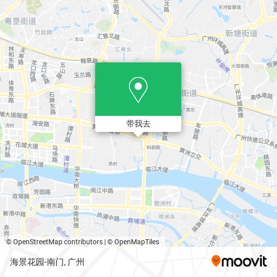海景花园-南门地图