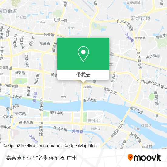 嘉惠苑商业写字楼-停车场地图
