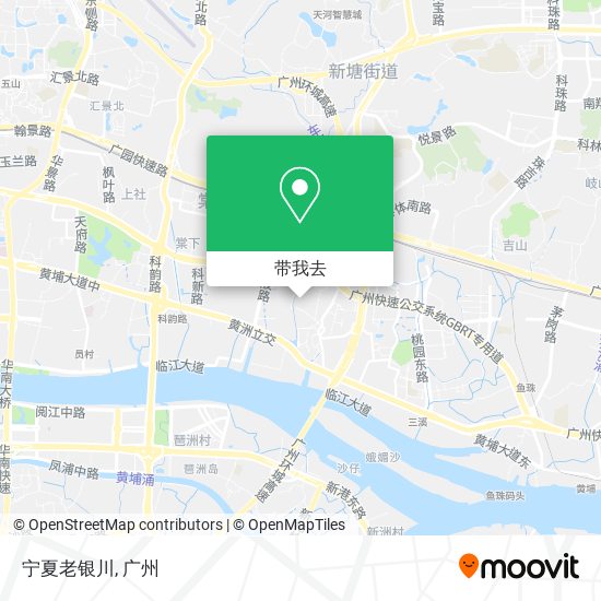 宁夏老银川地图