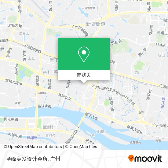圣峰美发设计会所地图