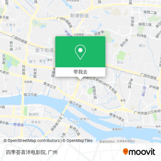 四季荟喜洋电影院地图