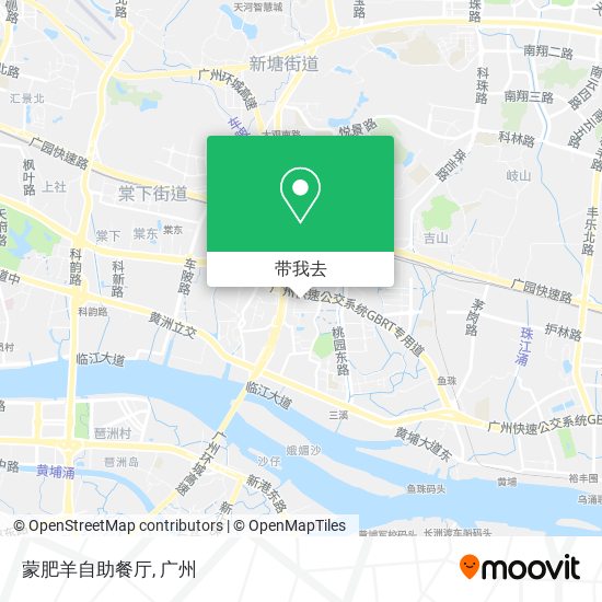 蒙肥羊自助餐厅地图