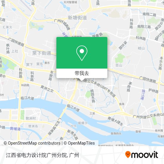 江西省电力设计院广州分院地图