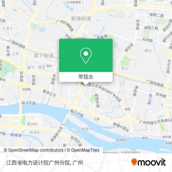 江西省电力设计院广州分院地图
