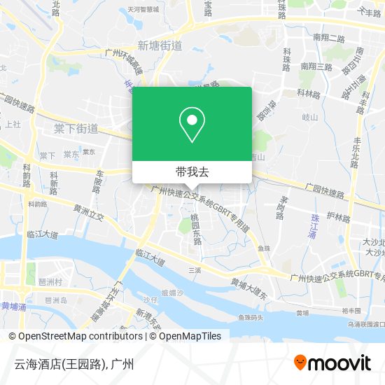 云海酒店(王园路)地图