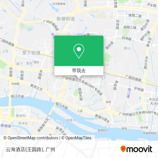 云海酒店(王园路)地图
