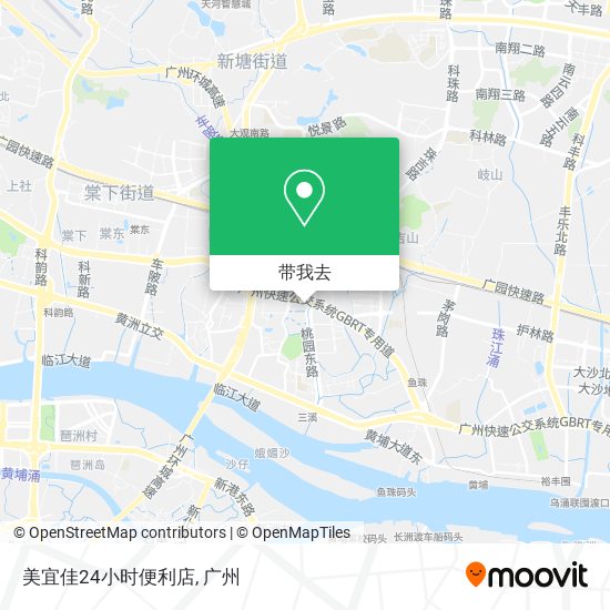 美宜佳24小时便利店地图