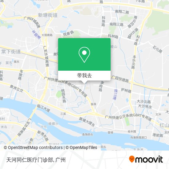 天河同仁医疗门诊部地图