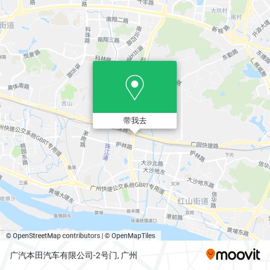 广汽本田汽车有限公司-2号门地图