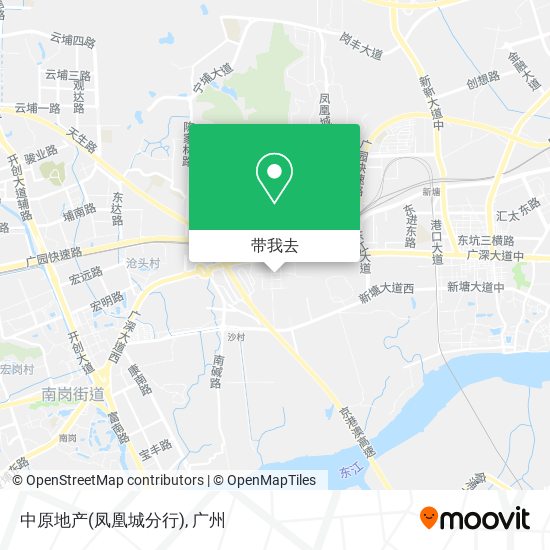 中原地产(凤凰城分行)地图