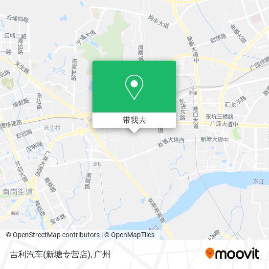 吉利汽车(新塘专营店)地图