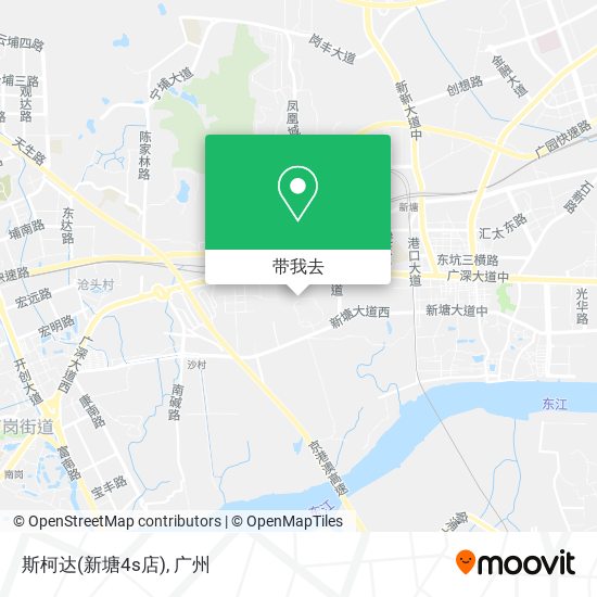 斯柯达(新塘4s店)地图
