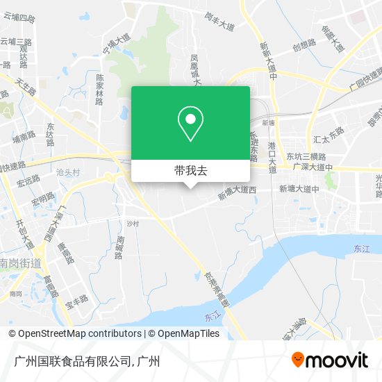 广州国联食品有限公司地图