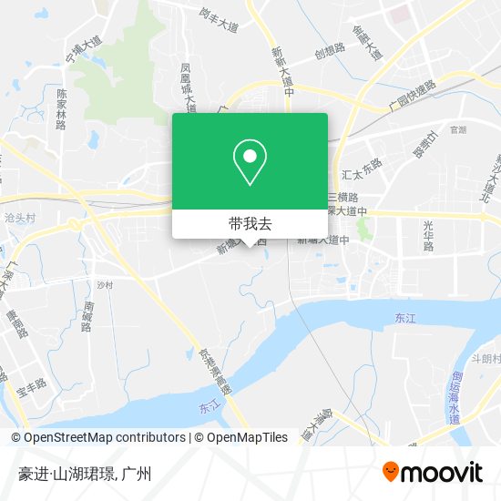 豪进·山湖珺璟地图