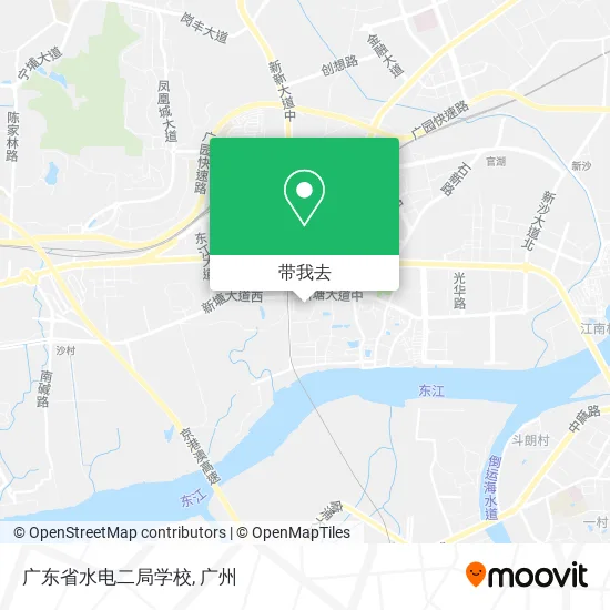 广东省水电二局学校地图