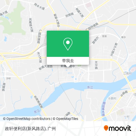 政轩便利店(新风路店)地图