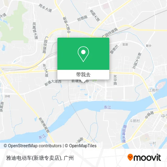雅迪电动车(新塘专卖店)地图