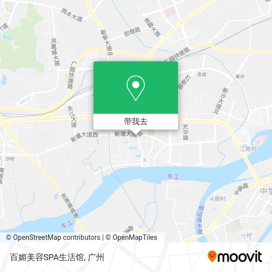 百媚美容SPA生活馆地图