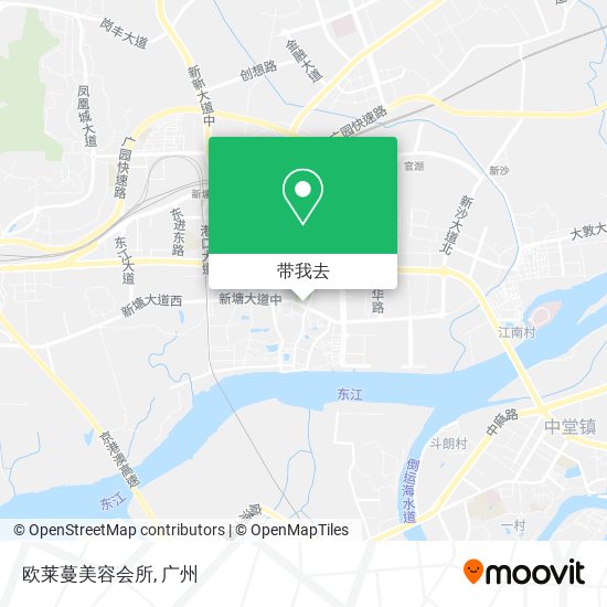 欧莱蔓美容会所地图