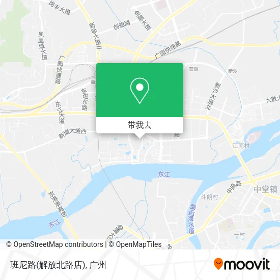 班尼路(解放北路店)地图