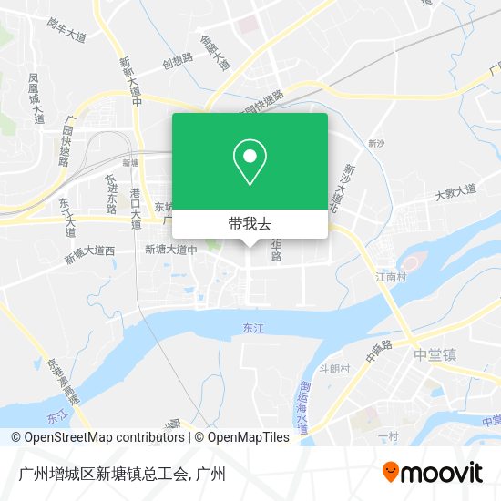 广州增城区新塘镇总工会地图