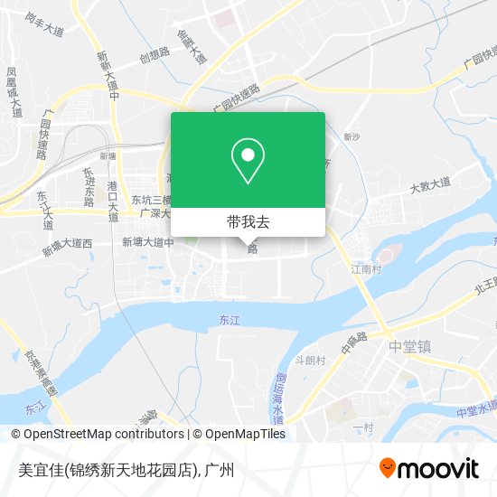 美宜佳(锦绣新天地花园店)地图