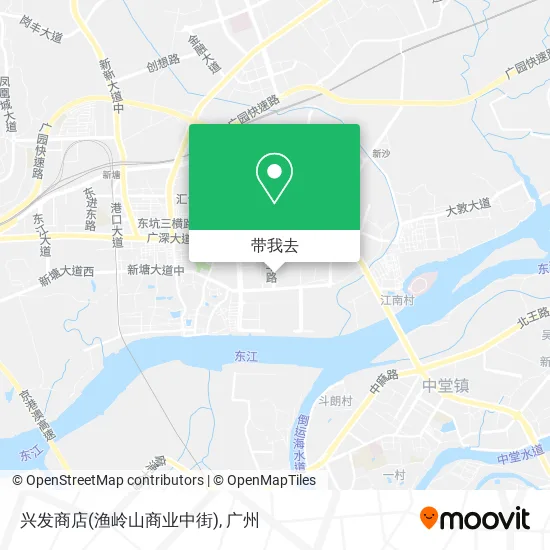 兴发商店(渔岭山商业中街)地图