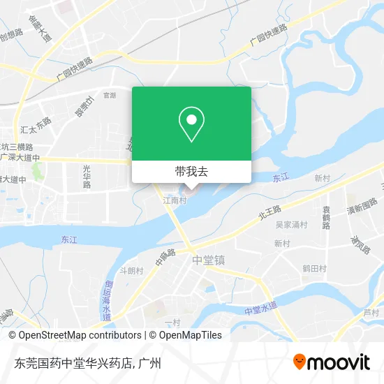 东莞国药中堂华兴药店地图